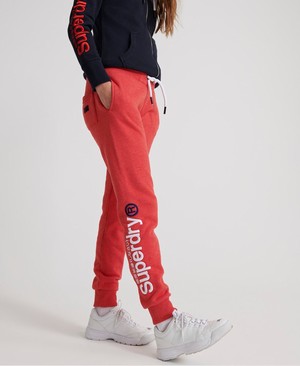 Superdry Modern Coral Label Hit Női Sportruházat Piros | MYKLO4689